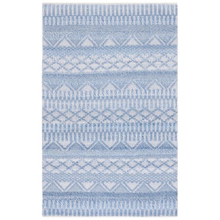 Safavieh 5 x 8 ft. Natural Hand Woven Rectangle Area Rug, Blue & Grey NAT933M-5